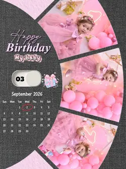 Bday my baby
