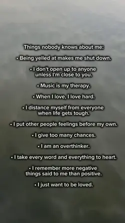 Things about me