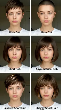 short hair style 