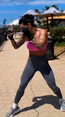 Boxing in Beach