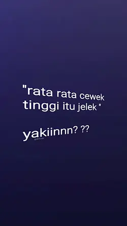 RATA² CEWEK TINGGI