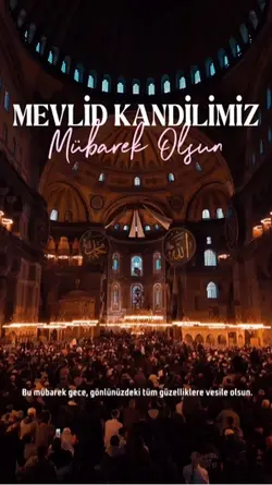 Mevlid kandili 📿 