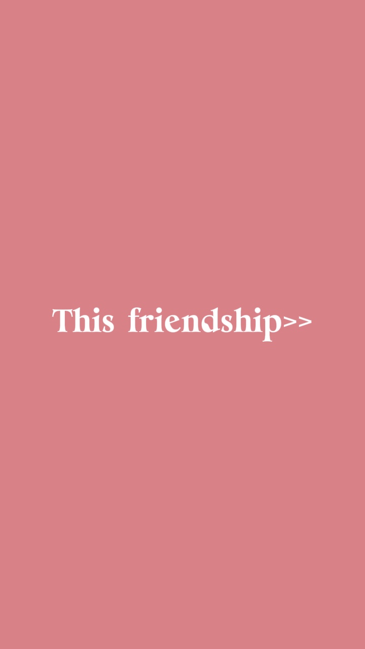 Diese Freundschaft>>