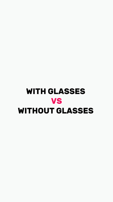 avec des lunettes vs 