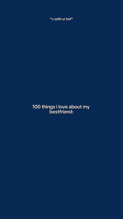 100 choses que j'aime