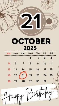 HBD 21 OCTOBER 
