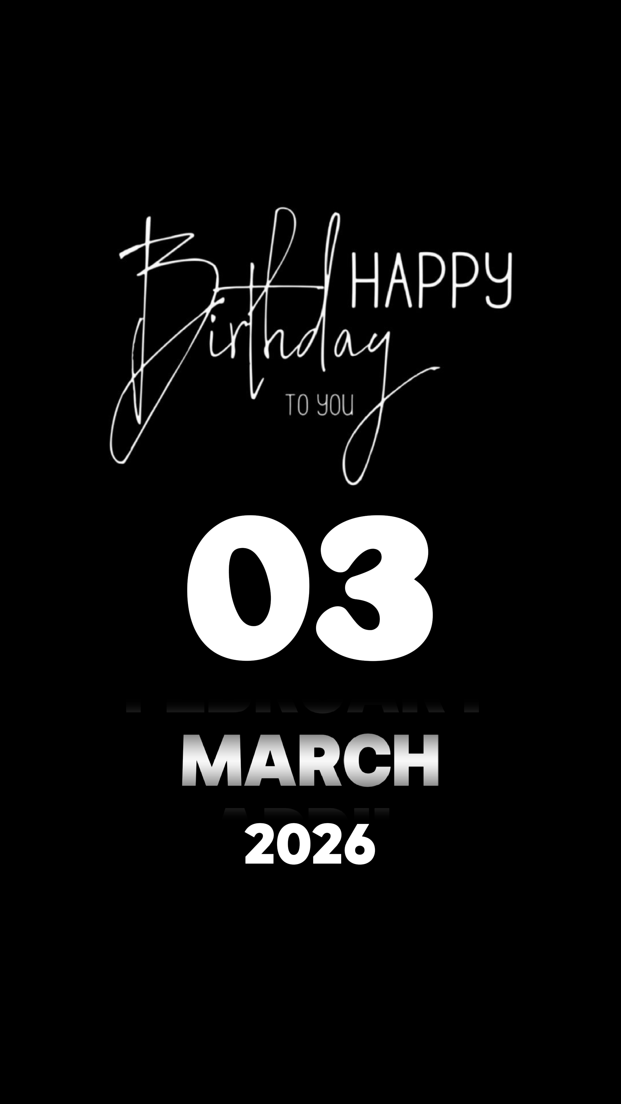 HBD 03 MARCH 2026
