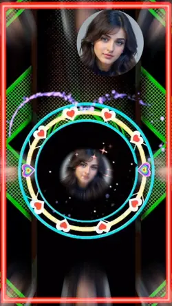 circle photo templat