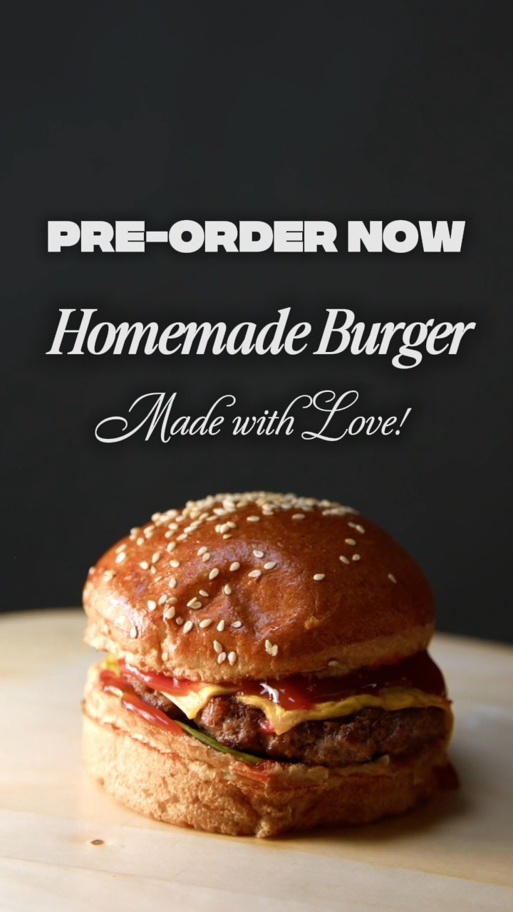 Pre Order Burger 🍔