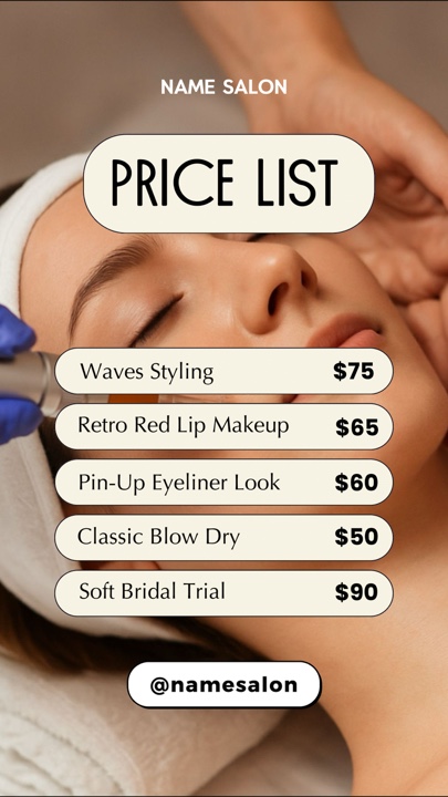 PRICELIST SALON