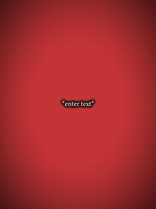 enter text 