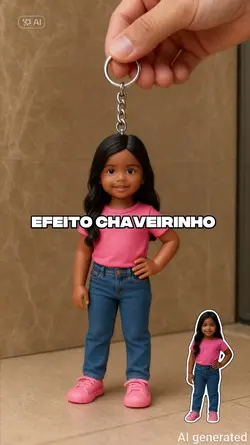 Chaveiro filha 3D 