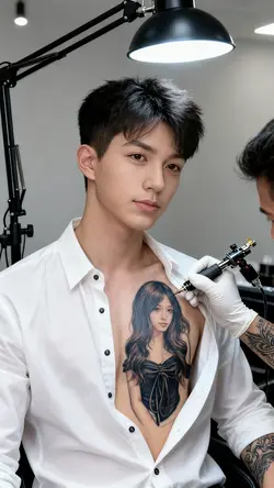 Hình xăm của anh