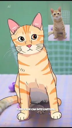 Cartoon cat 