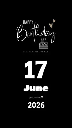 Hbd 17 June 2026 