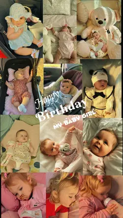 Birthday baby girl