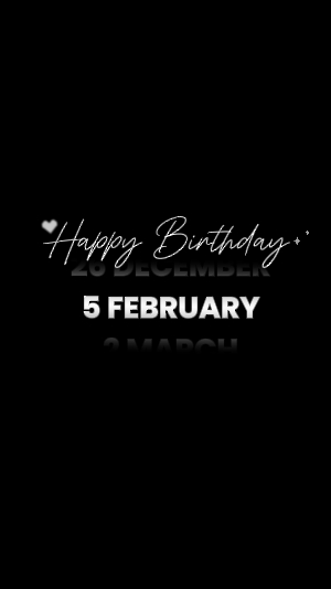 Anniversaire 5 février 