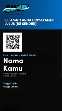 Hasil SNBP