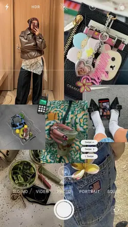 Iphone grid camera