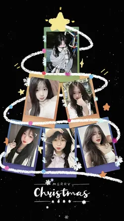 Ghép ảnh cây thông