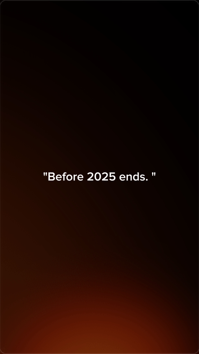 Bago matapos ang 2025