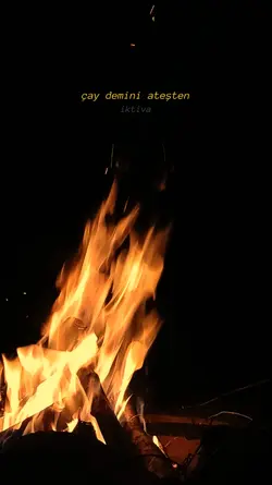 Çay demini ateşten 