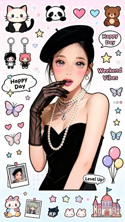 Sticker AI Cute