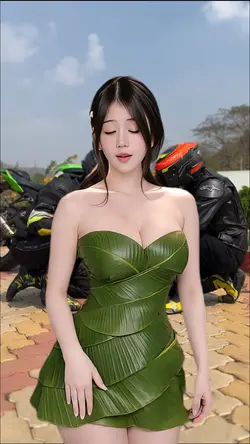 Gaun daun pisang