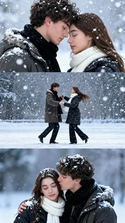 Winter couple