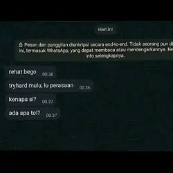 tryhard mulu prasaan