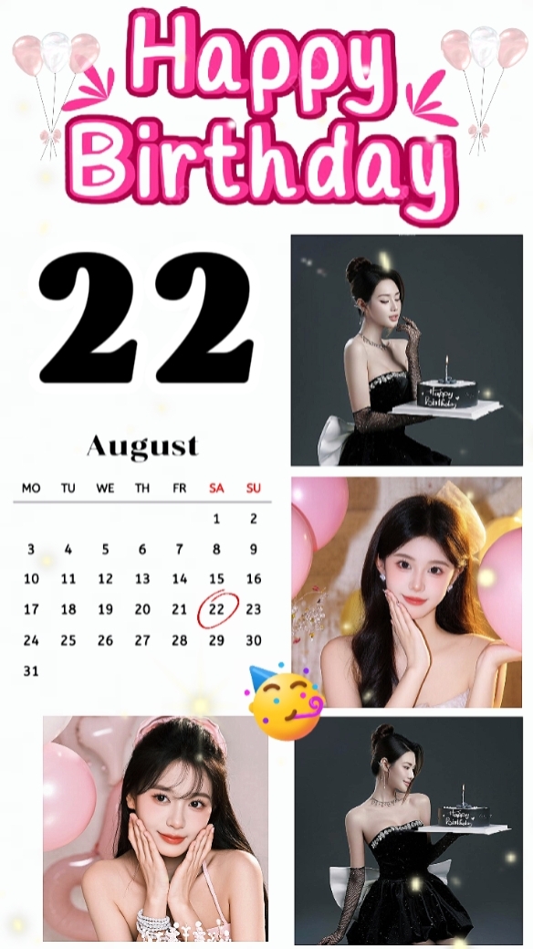 BIRTHDAY 22 AUGUST 