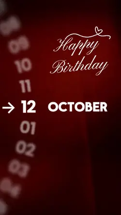 HBD 12 OCTOBER