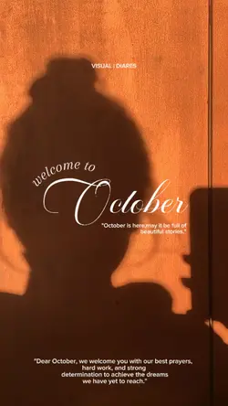 welcome to October 