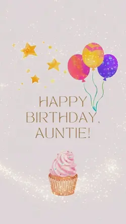 birthday auntie