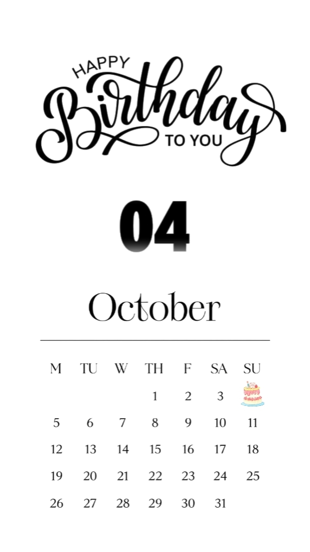 4 october birthday 