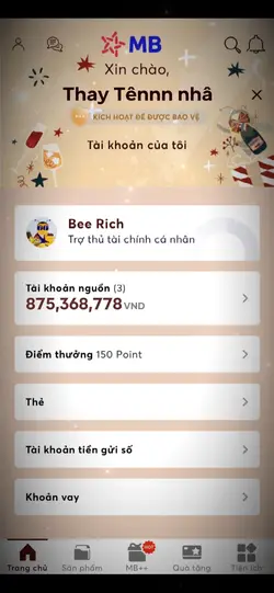 SHOW SỐ DƯ MB 