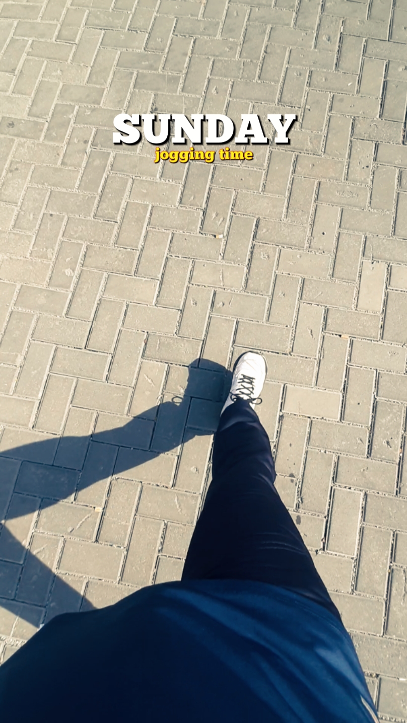 SONNTAG Joggingzeit