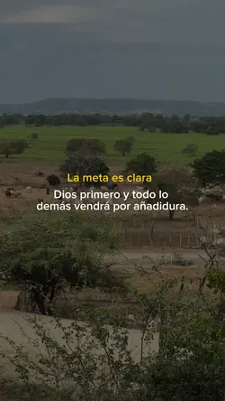 Dios primero