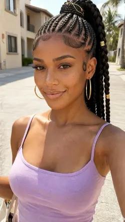 Braids hairstyle 