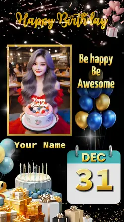 Birthday 31 Dec 2025