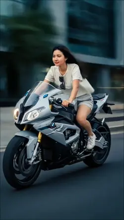 motorbike girl slow