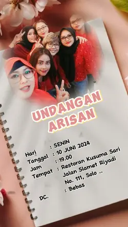 Undangan Arisan
