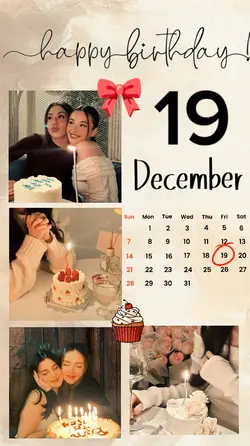 HBD 19 DECEMBER 