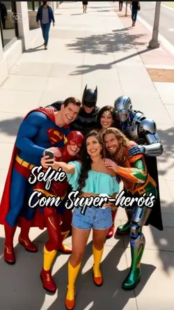 Selfie Super Heróis 