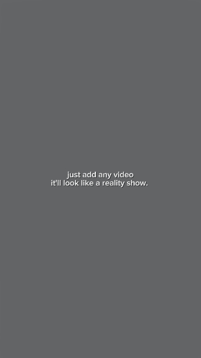 just add any vid