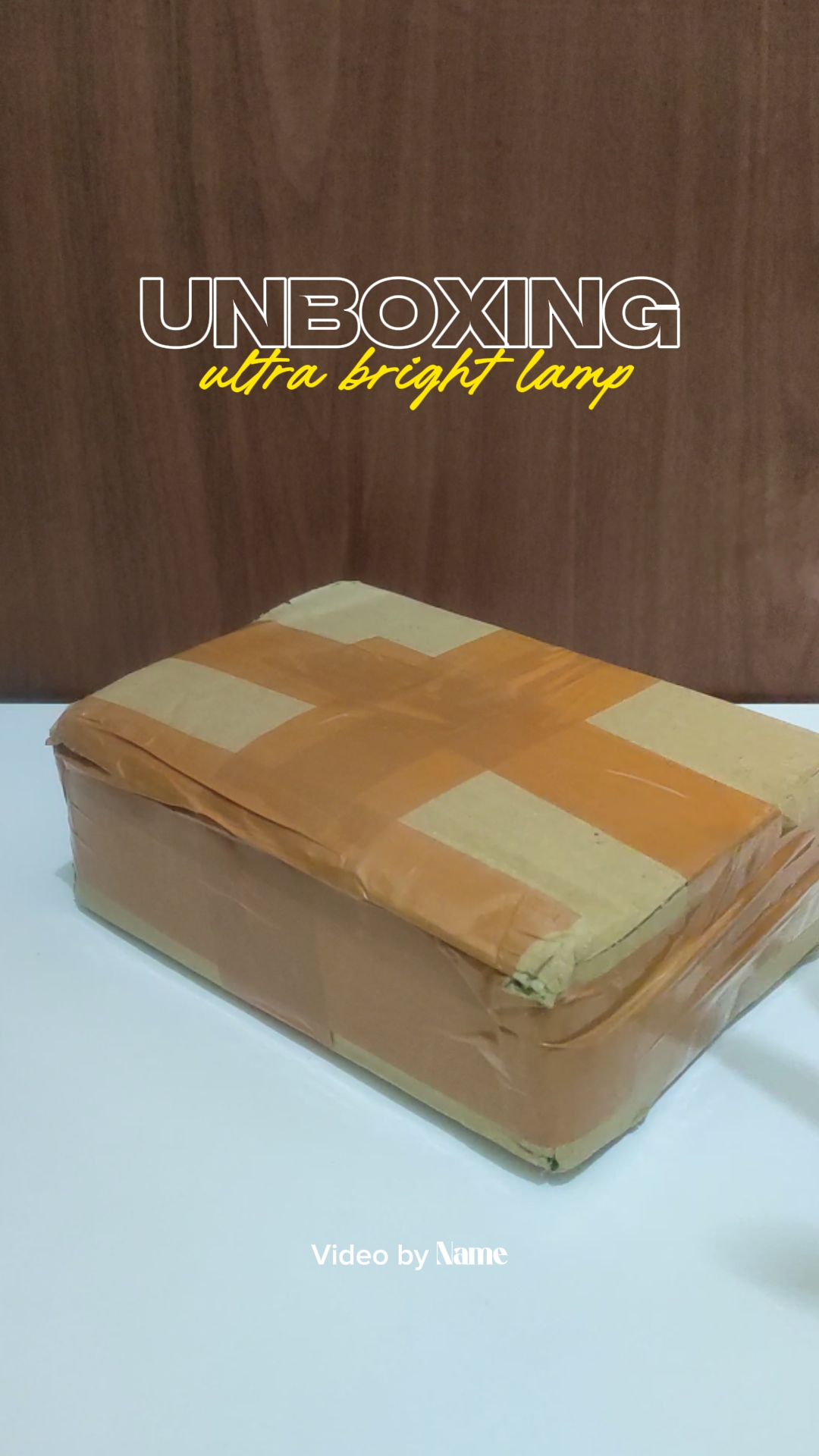 Unboxing-Lampe