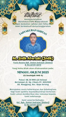 Undangan Khitan