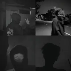 black white