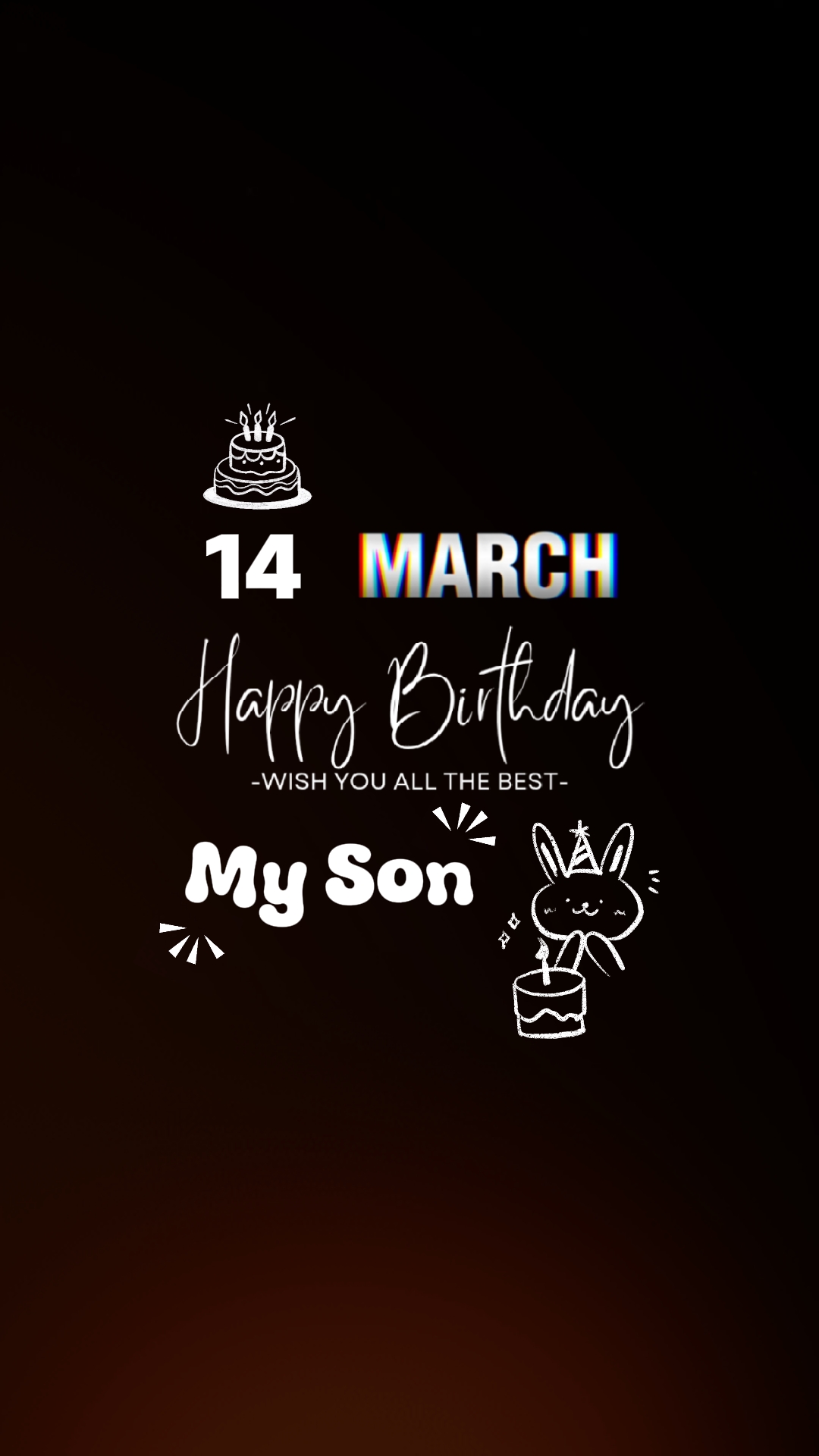 Hbd 14 de março, MEU Filho