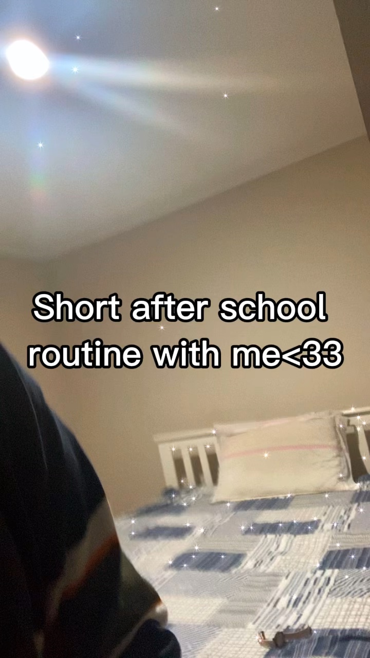 routine après l'école